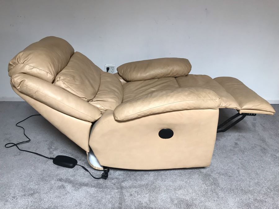 Nice Leather Electric Recliner By KFI Asheboro, NC [Photo 1]