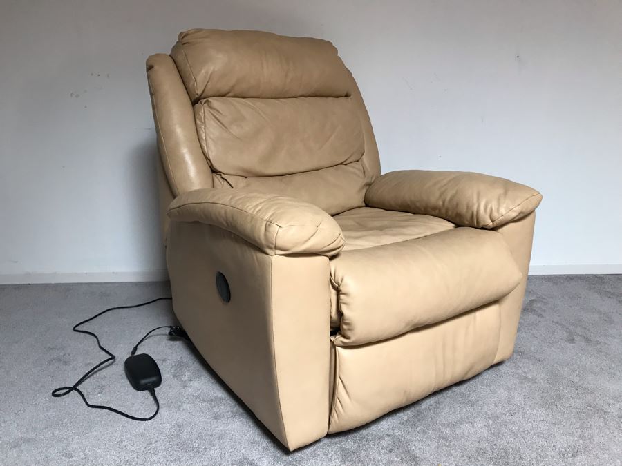 Nice Leather Electric Recliner By KFI Asheboro, NC [Photo 7]