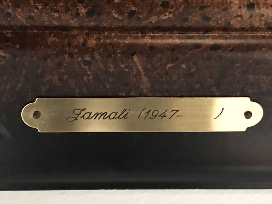 Signed Giclee Artist Proof Titled 'Mariella' By Jamali 2008 Exhibited In New York Art Exhibition 24 X 24 [Photo 8]