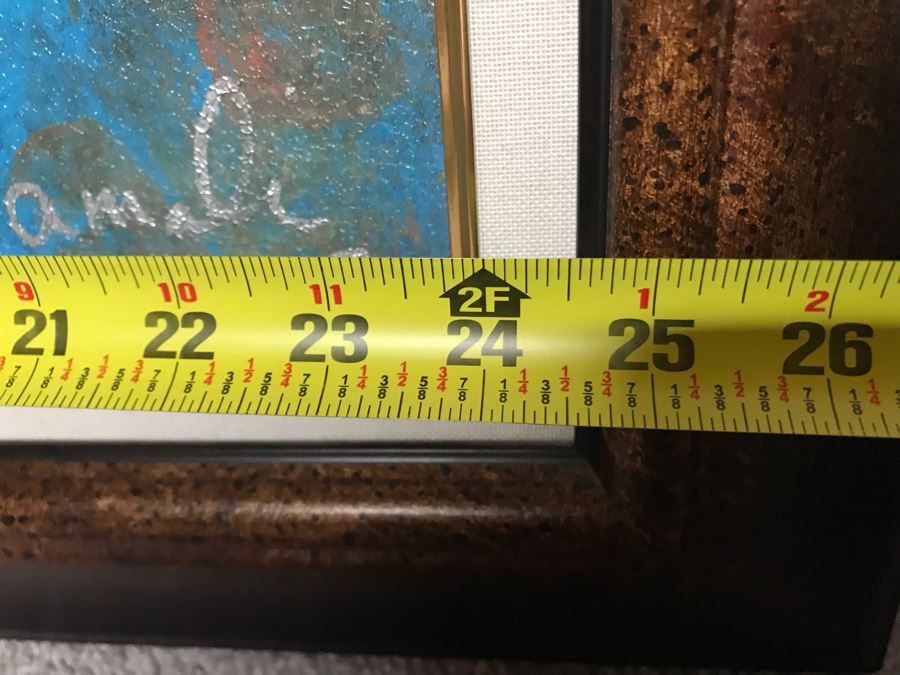 Signed Giclee Artist Proof Titled 'Mariella' By Jamali 2008 Exhibited In New York Art Exhibition 24 X 24 [Photo 19]