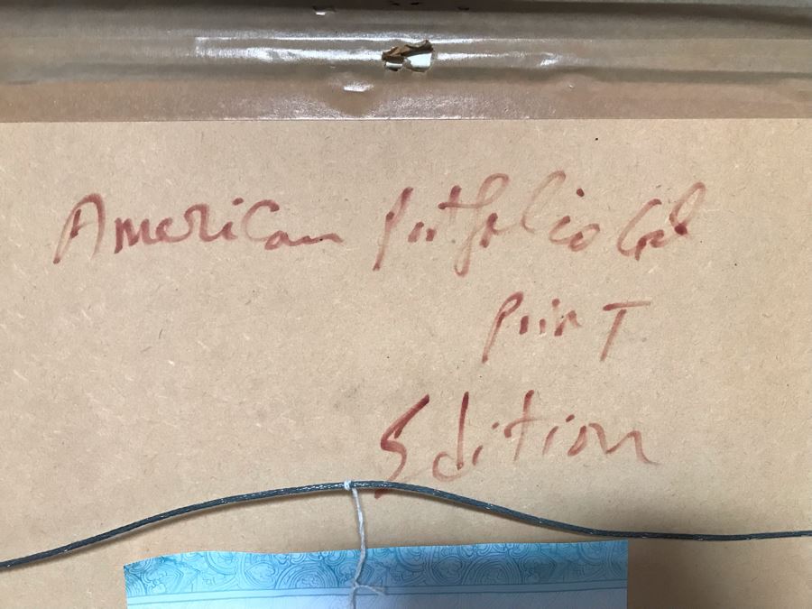 Signed Giclee Artist Proof Titled 'Mariella' By Jamali 2008 Exhibited In New York Art Exhibition 24 X 24 [Photo 13]