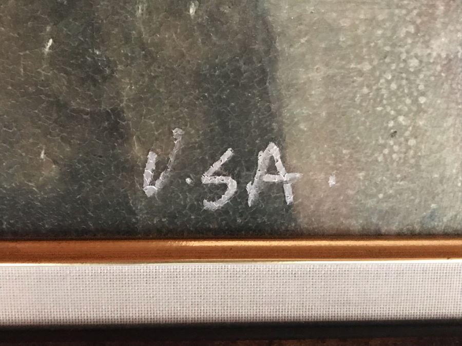 Signed Giclee Artist Proof Titled 'Mariella' By Jamali 2008 Exhibited In New York Art Exhibition 24 X 24 [Photo 6]