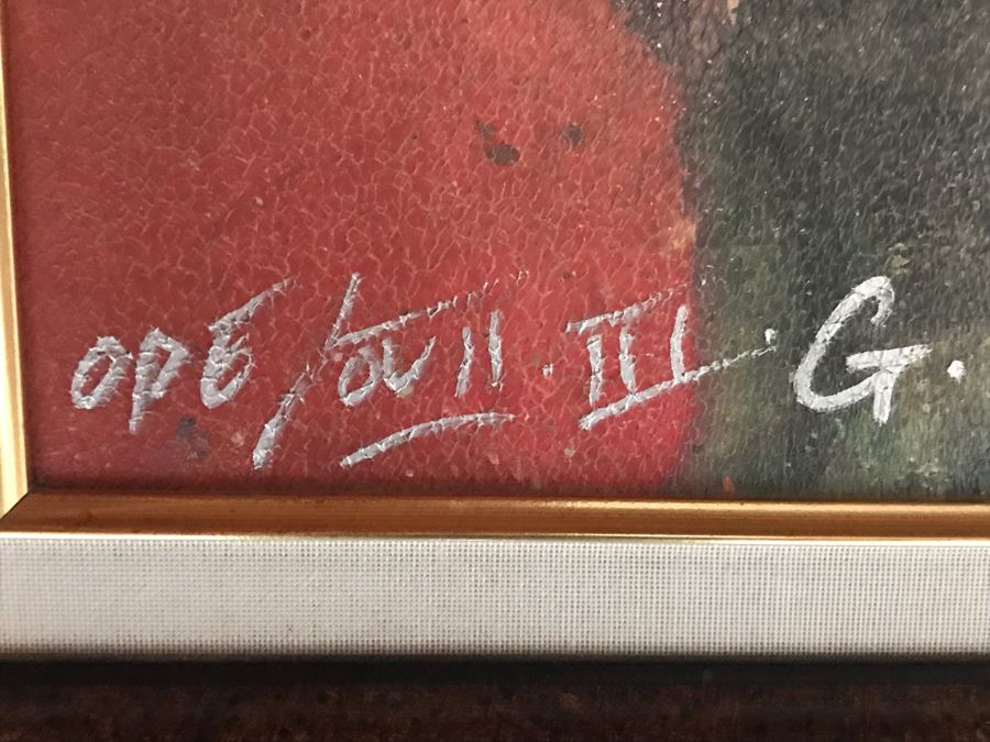 Signed Giclee Artist Proof Titled 'Mariella' By Jamali 2008 Exhibited In New York Art Exhibition 24 X 24 [Photo 7]