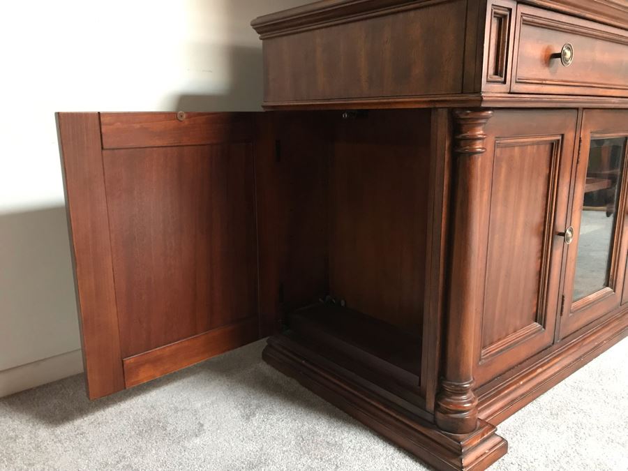 Credenza Entertainment Center By Shenandoah Valley Furniture A Flexsteel Company 66W X 22.5D X 31H [Photo 12]