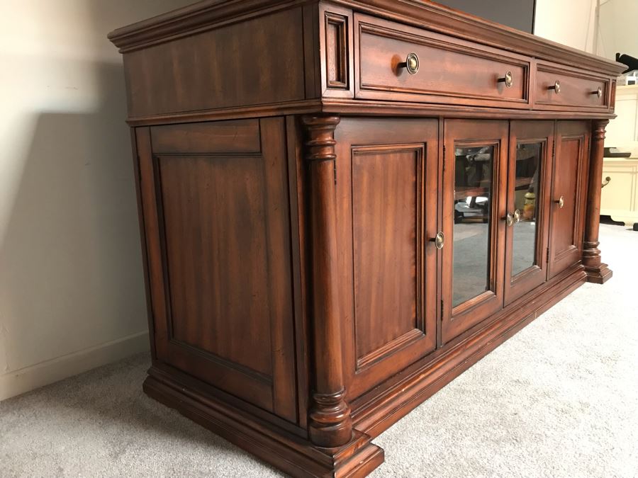 Credenza Entertainment Center By Shenandoah Valley Furniture A Flexsteel Company 66W X 22.5D X 31H [Photo 15]