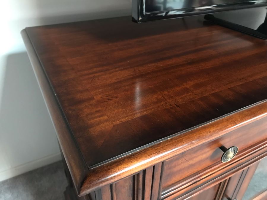 Credenza Entertainment Center By Shenandoah Valley Furniture A Flexsteel Company 66W X 22.5D X 31H [Photo 16]