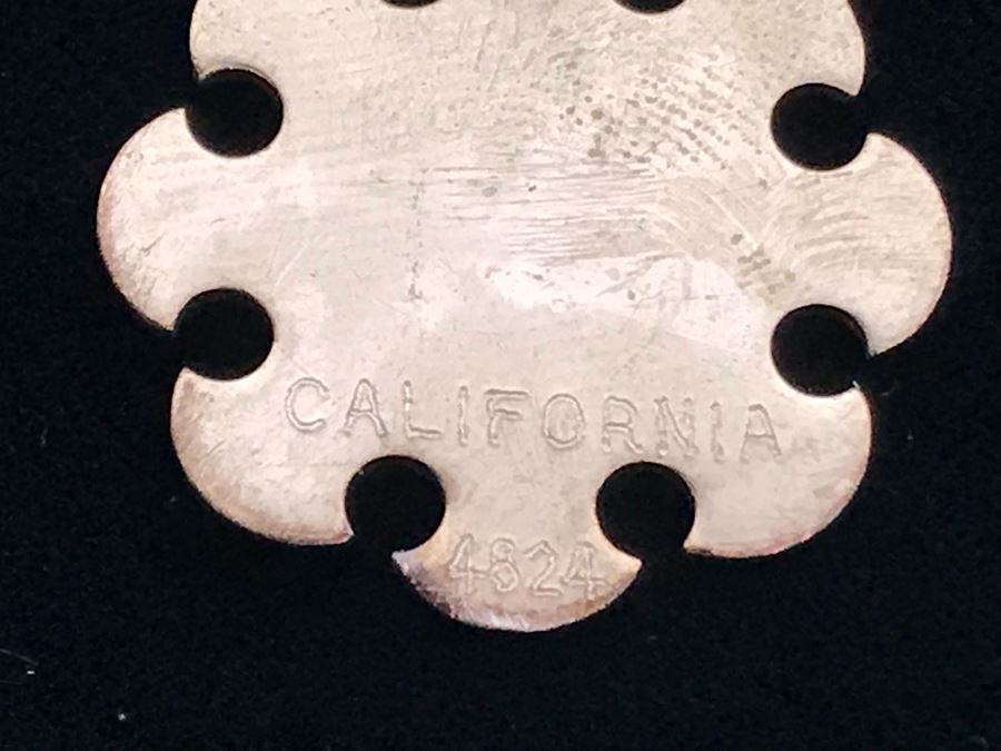 Vintage 10K Yellow Gold Enamel California 15 Pin Award [Photo 7]