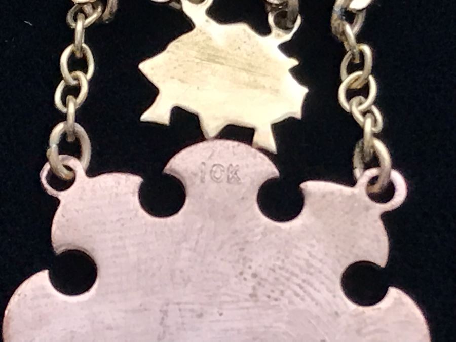 Vintage 10K Yellow Gold Enamel California 15 Pin Award [Photo 6]