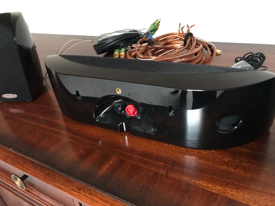 Polk Audio TL 1 Speakers With Center Channel And Pair Of Satellite Speakers In Black [Photo 8]