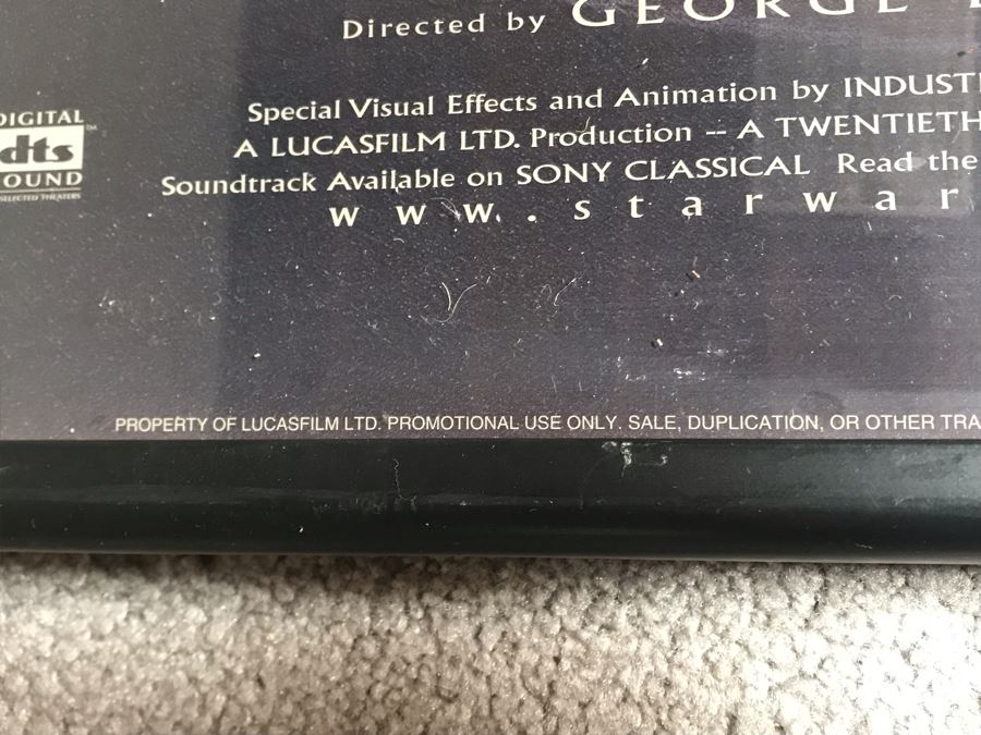 Framed Vintage Star Wars Episode II Attack Of The Clones Movie Poster 28 X 41 [Photo 7]