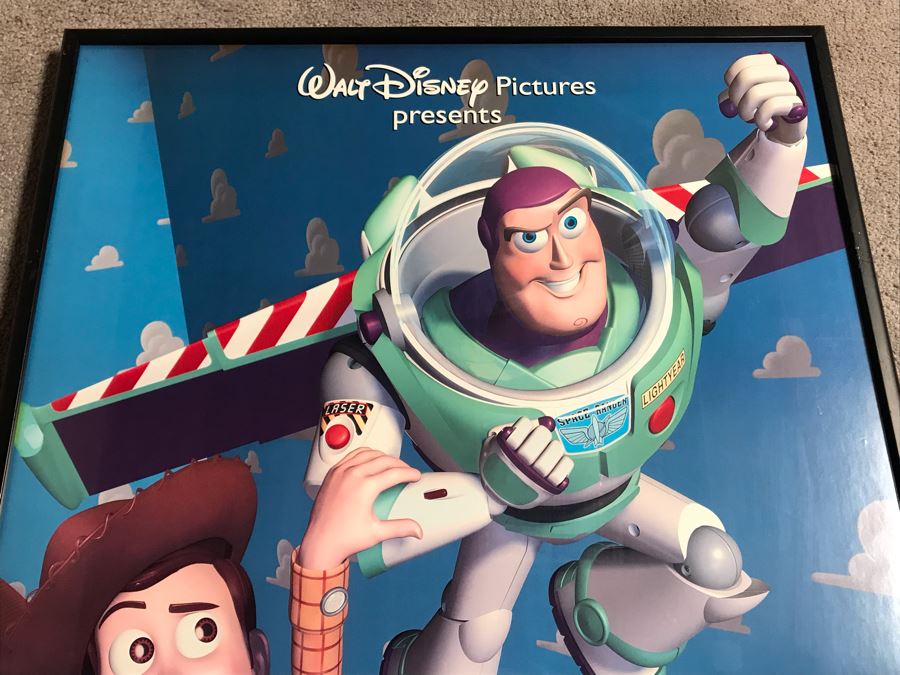 Framed Vintage Original Toy Story One Walt Disney Pictures Movie Poster 28 X 41 [Photo 3]