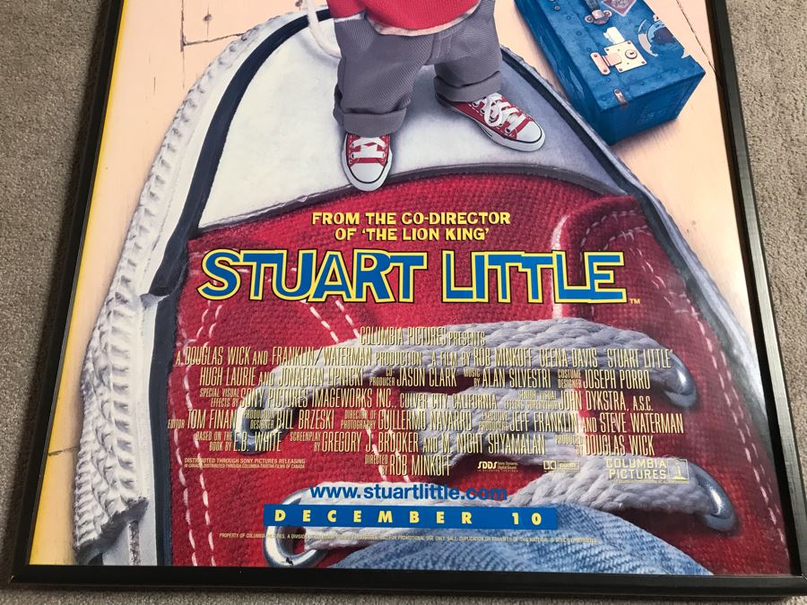 Framed Vintage Stuart Little Movie Poster 28 X 41 [Photo 4]