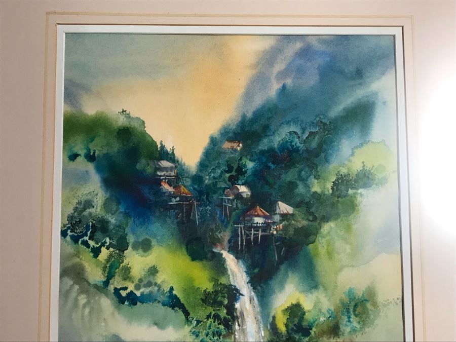 Original Landscape Watercolor Painting By Jeanne A. Ocker Carmel Valley, CA 16W X 22H [Photo 5]