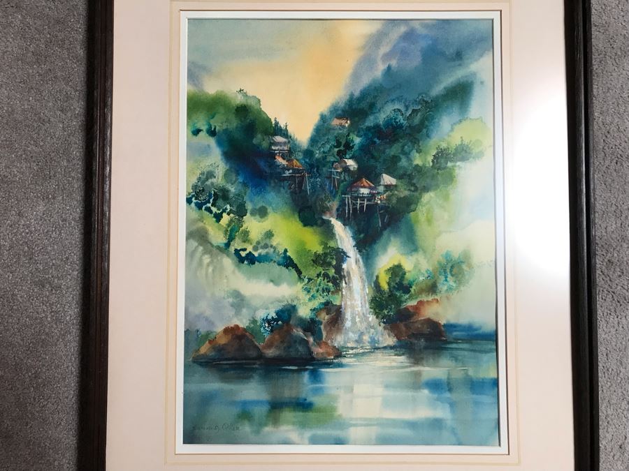 Original Landscape Watercolor Painting By Jeanne A. Ocker Carmel Valley, CA 16W X 22H [Photo 4]