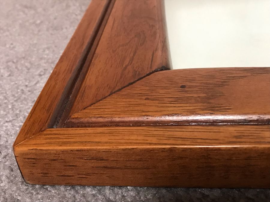 Mid-Century Modern Kent-Coffey Forum Walnut & Pecan Wall Mirror 49W X 33H [Photo 8]