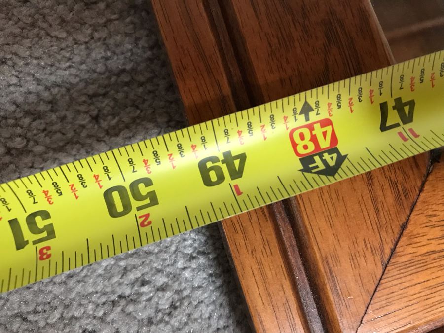 Mid-Century Modern Kent-Coffey Forum Walnut & Pecan Wall Mirror 49W X 33H [Photo 6]