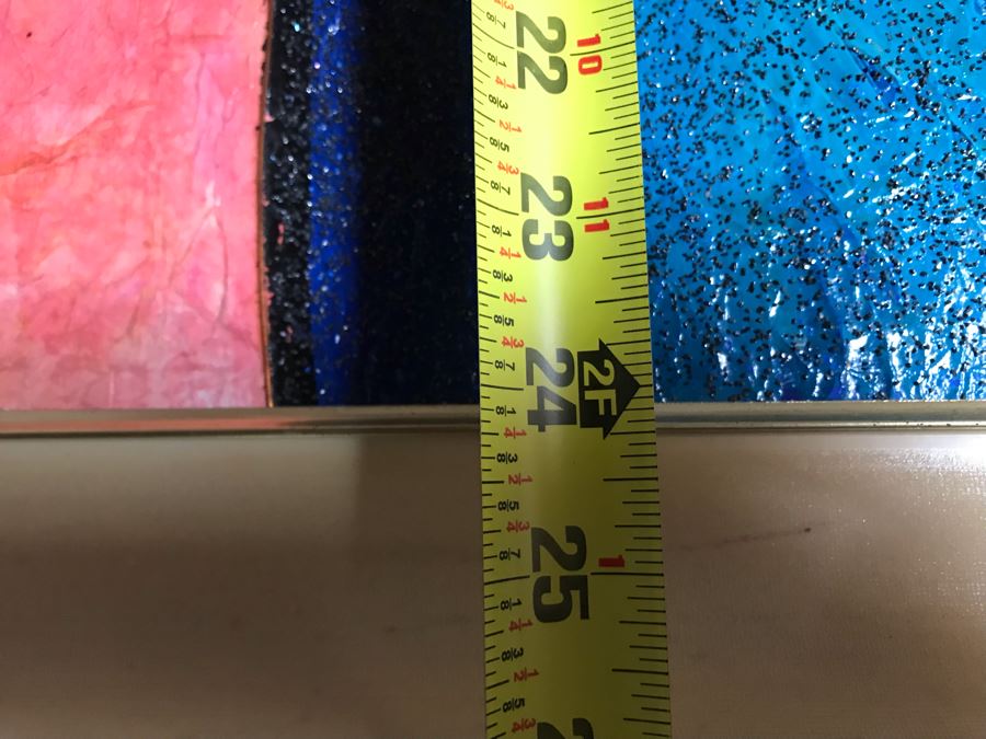 Original Oil & Acrylic On Board Exhibited At The 2003 ArtExpo New York Unsigned 24W X 24H [Photo 21]