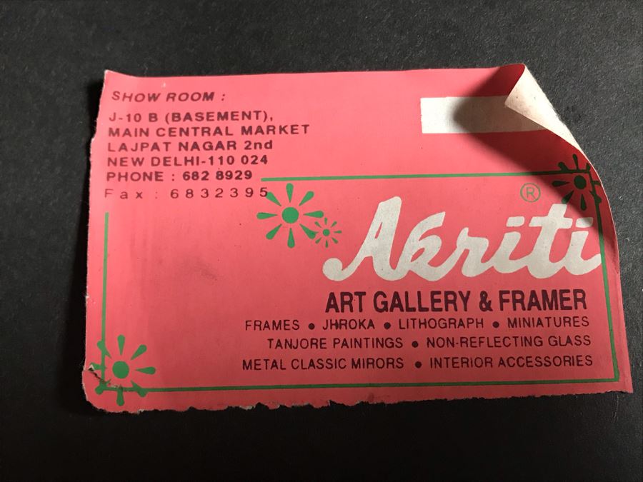 Nicely Framed Australian Aboriginal Art Print By Malla Bulurru 21.5 X 26.5 [Photo 11]