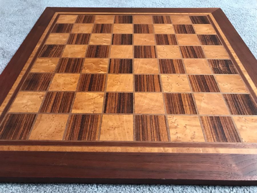 Chessboards By Ogilvie Handcarfted Hardwoods Made In Seattle, WA Zebrawood / Maple No 2000 21.25 X 21.25 [Photo 5]