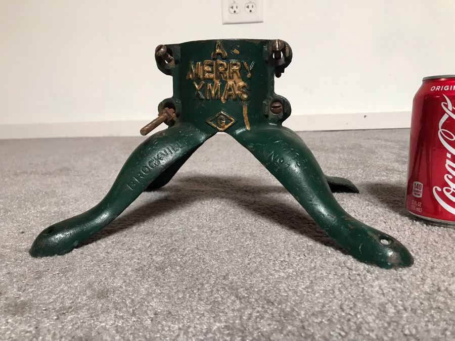 Vintage Cast Iron Smart Brockville Christmas Tree Stand [Photo 2]