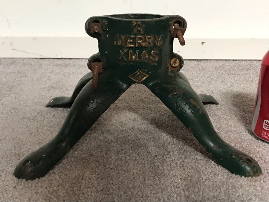 Vintage Cast Iron Smart Brockville Christmas Tree Stand [Photo 5]