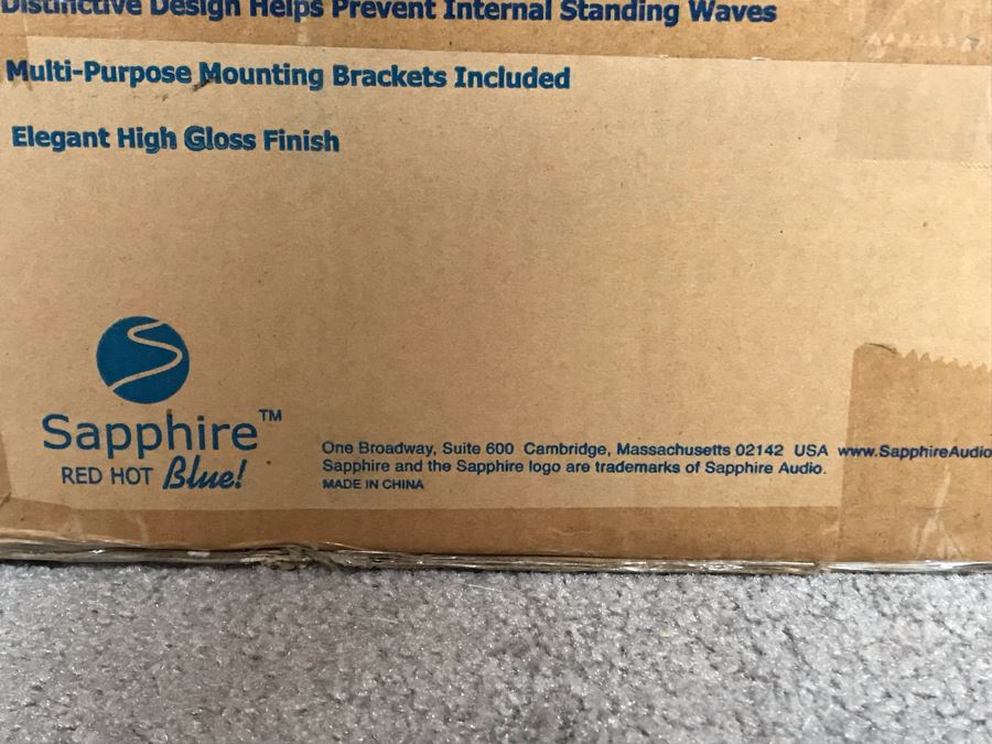 Sapphire Speakers SAT1000 HT High Performance On-Wall Satellites With Box - Five Speakers [Photo 5]