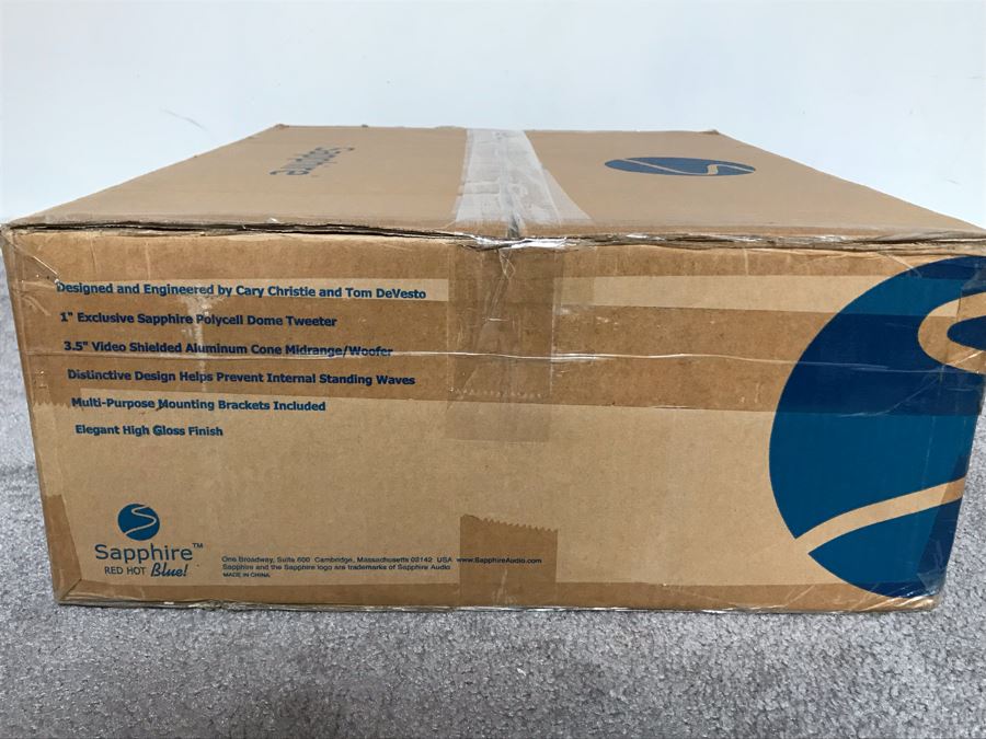 Sapphire Speakers SAT1000 HT High Performance On-Wall Satellites With Box - Five Speakers [Photo 3]