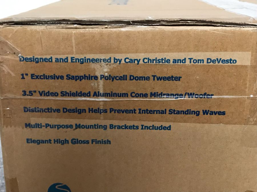 Sapphire Speakers SAT1000 HT High Performance On-Wall Satellites With Box - Five Speakers [Photo 4]