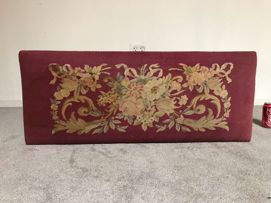 Vintage Needlepoint Bench By K. H. Lengfeld San Francisco, CA 37W X 15D X 21H [Photo 16]