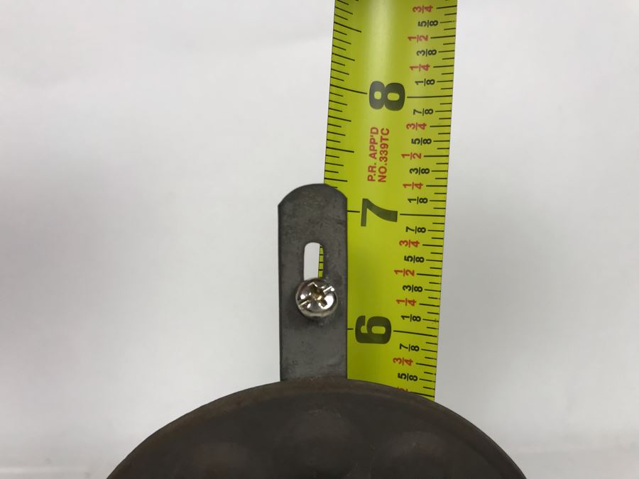 Vintage Glass And Brass Wall Sconce Kerosene Lamp 3.5W X 7H [Photo 8]