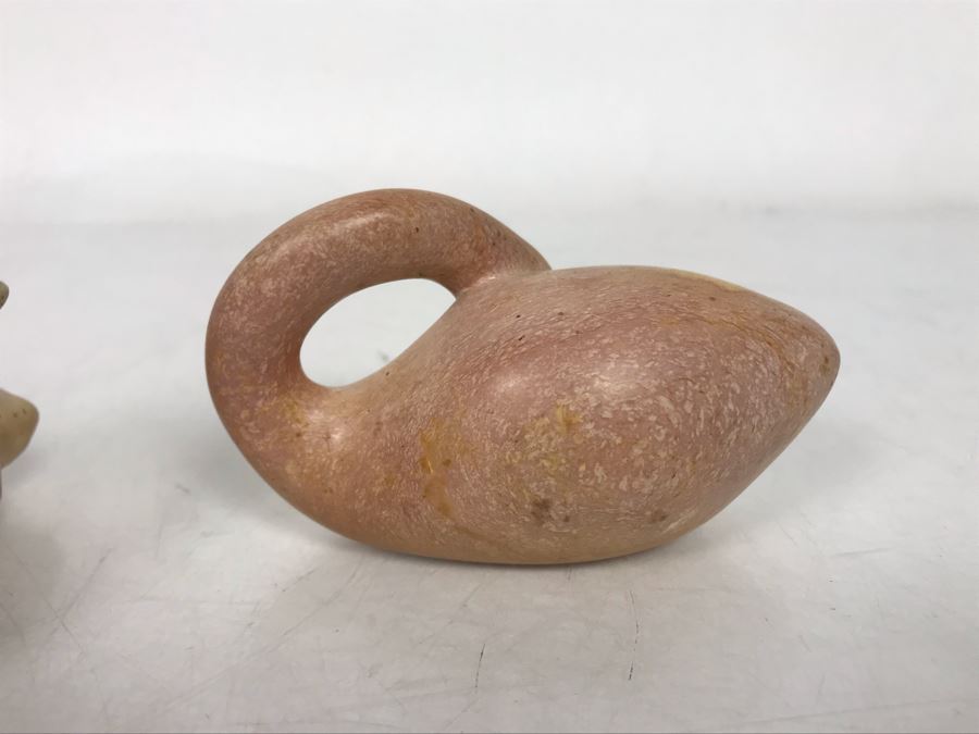 Pair Of African Hand Carved Stone Animal Figurines [Photo 7]