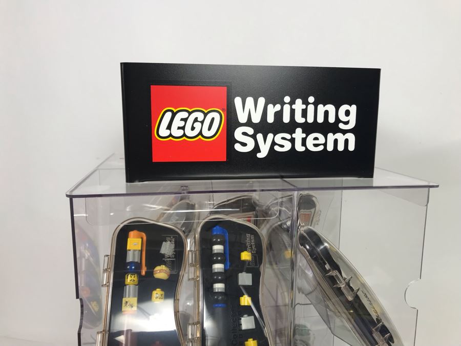 Lego Writing System Rotating Store Display With (20) New LEGO Pens 12W X 20H [Photo 22]
