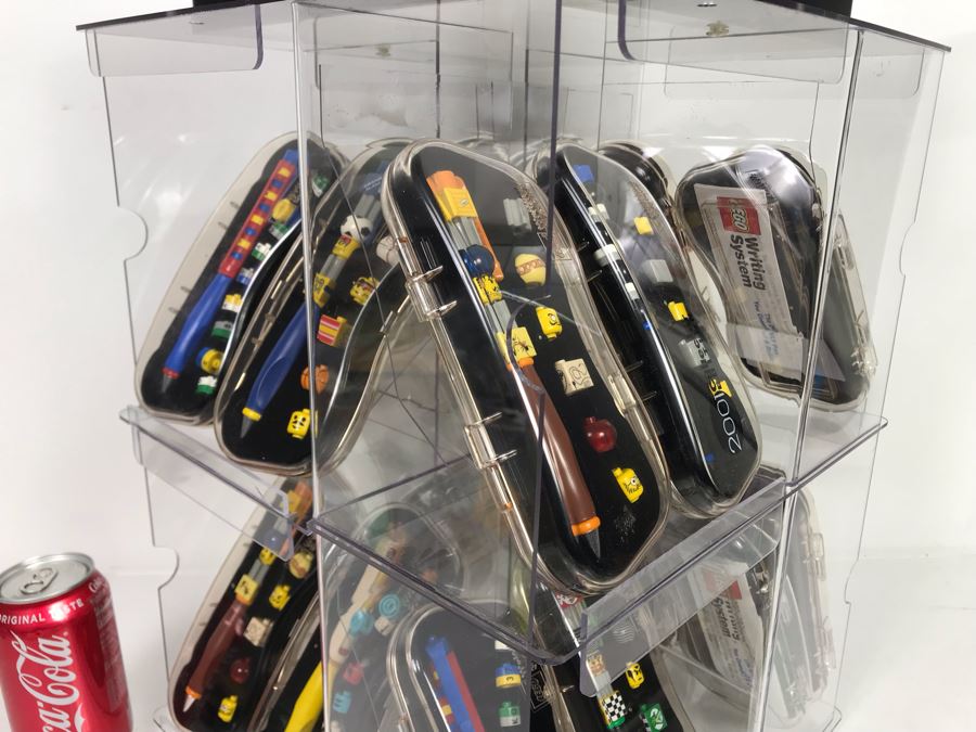 Lego Writing System Rotating Store Display With (20) New LEGO Pens 12W X 20H [Photo 4]