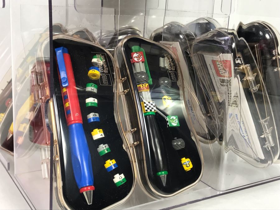 Lego Writing System Rotating Store Display With (20) New LEGO Pens 12W X 20H [Photo 21]