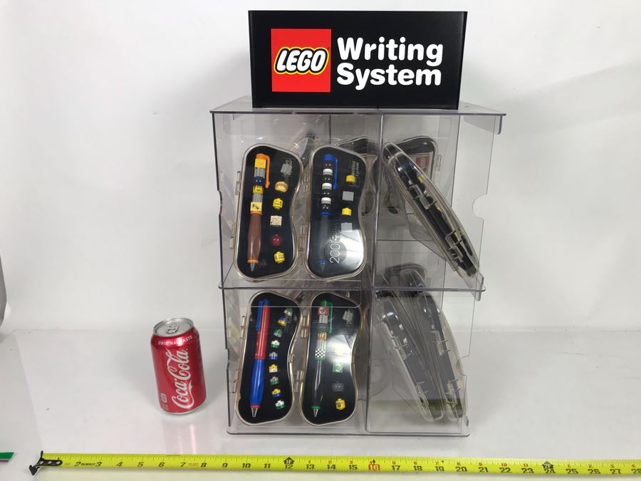 Lego Writing System Rotating Store Display With (20) New LEGO Pens 12W X 20H [Photo 3]