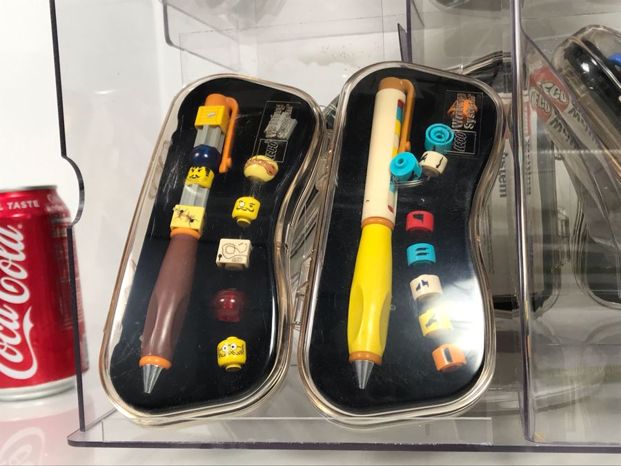 Lego Writing System Rotating Store Display With (20) New LEGO Pens 12W X 20H [Photo 18]