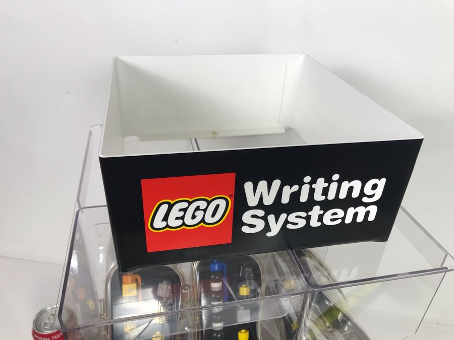 Lego Writing System Rotating Store Display With (20) New LEGO Pens 12W X 20H [Photo 23]
