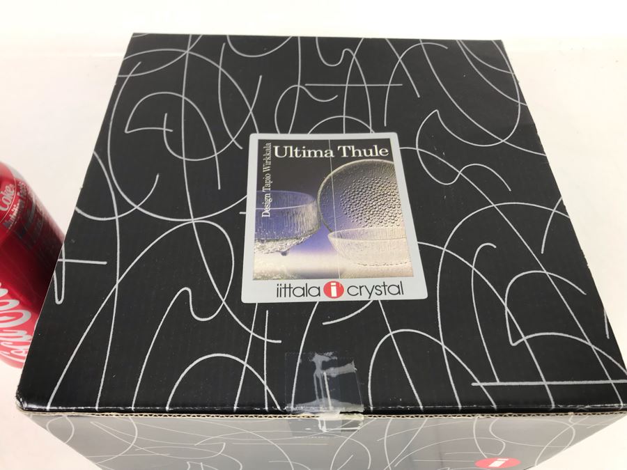 New Iittala Crystal Bowl With Box Made In Finland 7.75R [Photo 5]