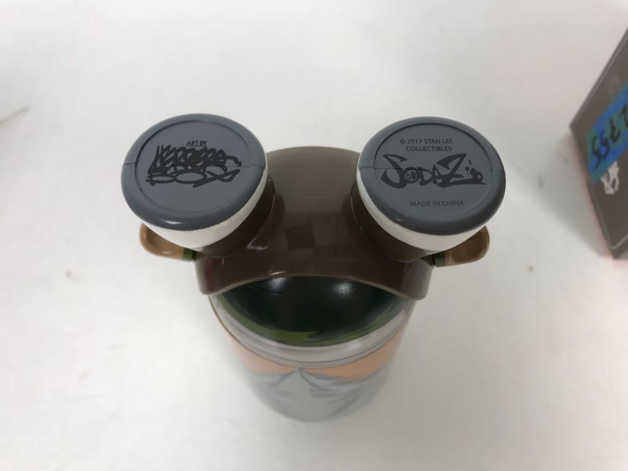 New Collectible Stan Lee Sodaz Vinyl Can Figurine With Box Art By Francisco Herrera Box [Photo 6]