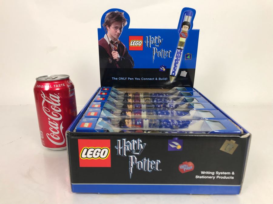 Twelve LEGO Harry Potter Collectible Pens With Harry Potter Store Display Merchandiser [Photo 1]