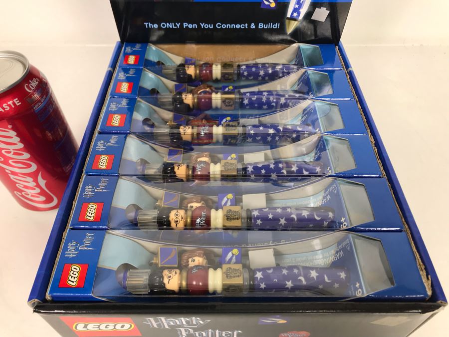 Twelve LEGO Harry Potter Collectible Pens With Harry Potter Store Display Merchandiser [Photo 3]