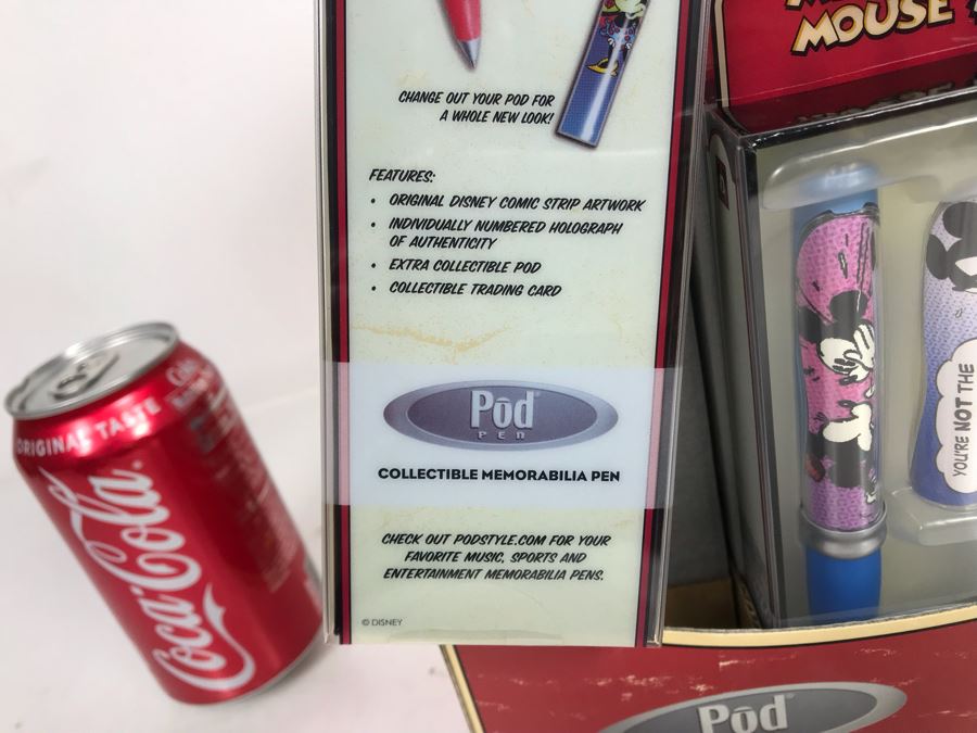 Twelve Walt Disney's Mickey Mouse Limited Edition Pod Pens With Mickey Mouse Store Display Merchandiser [Photo 9]