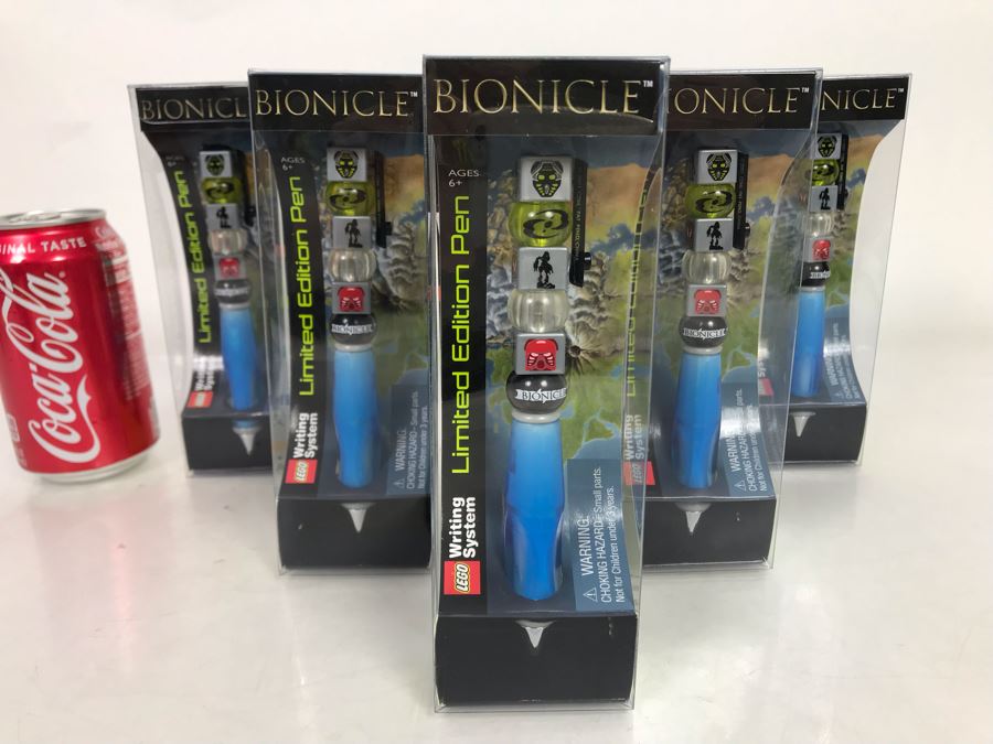 Six New LEGO Limited Edition Bionicle Pens [Photo 1]