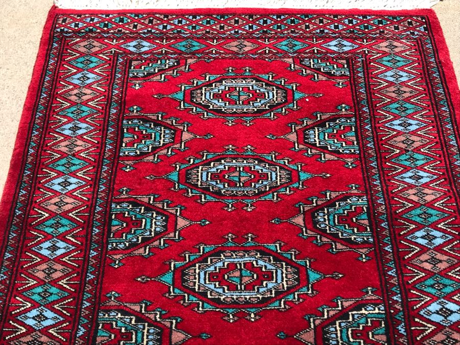 Vintage Handmade Persian Area Rug 2'1' X 3'3' Apx. 400 knots / sq. in. [Photo 6]