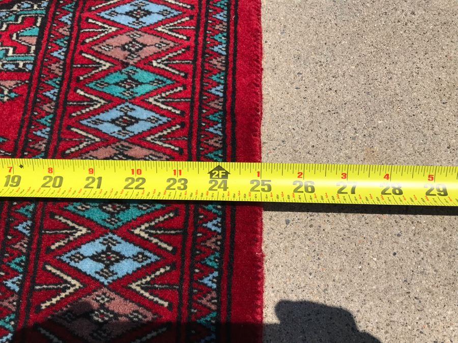 Vintage Handmade Persian Area Rug 2'1' X 3'3' Apx. 400 knots / sq. in. [Photo 11]