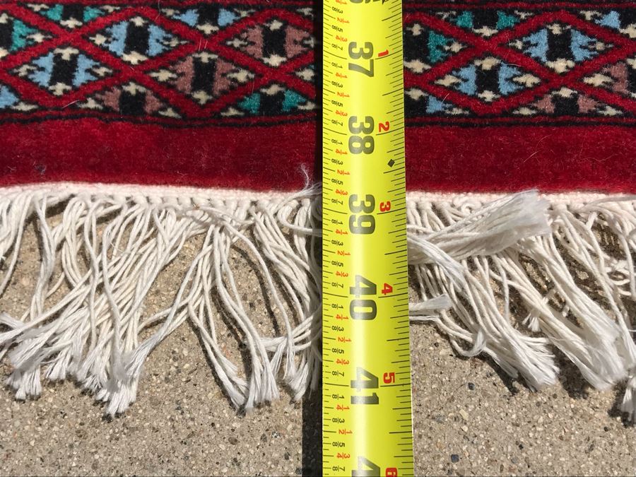 Vintage Handmade Persian Area Rug 2'1' X 3'3' Apx. 400 knots / sq. in. [Photo 12]