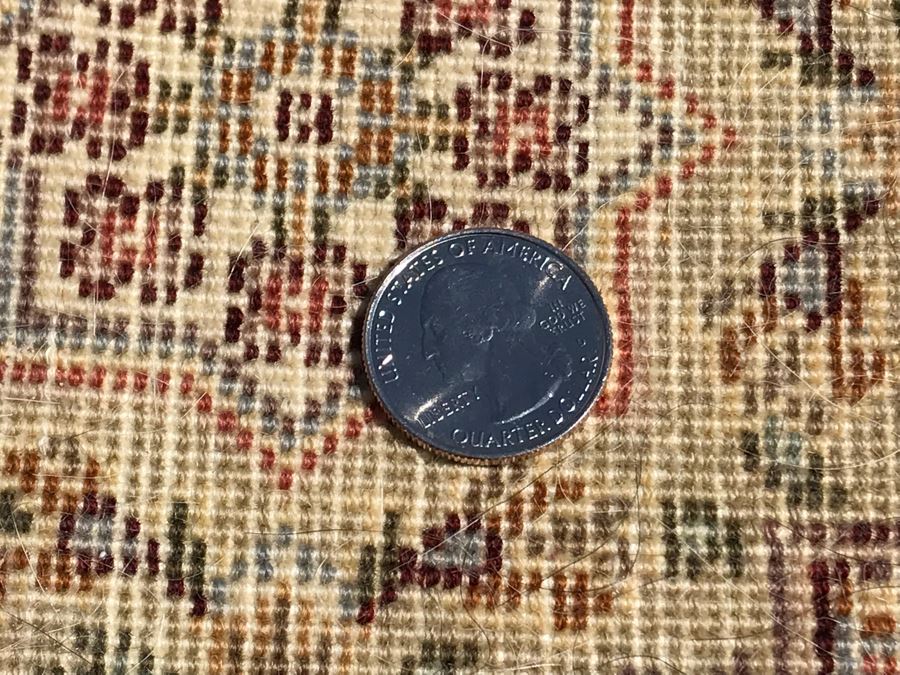 Vintage Handmade Persian Area Rug 2'5' X 4'9' Apx. 250 knots / sq. in. [Photo 10]