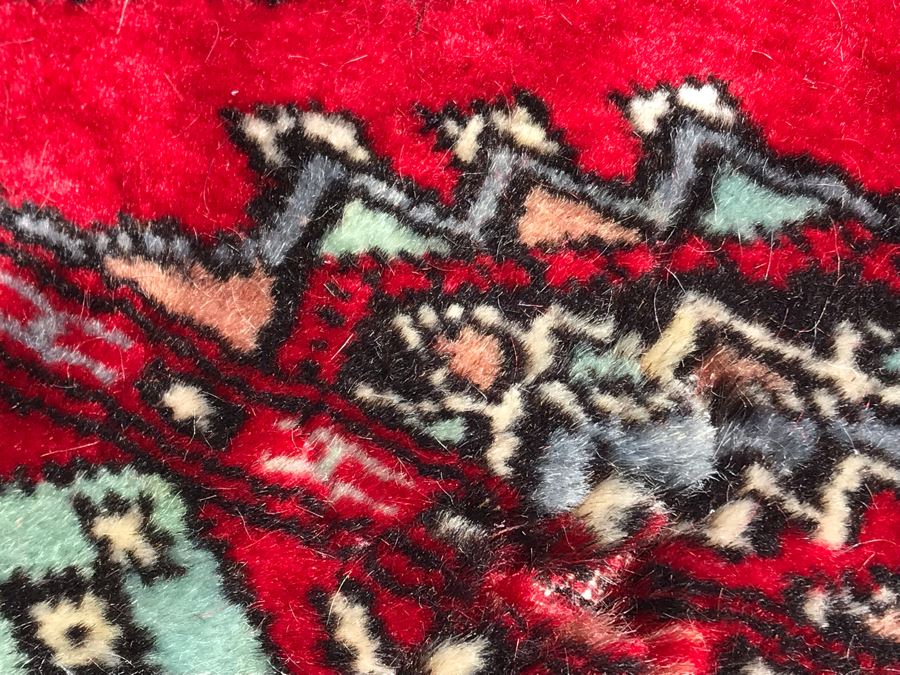 Vintage Handmade Persian Area Rug 2'1' X 3'5' Apx. 400 knots / sq. in. [Photo 13]