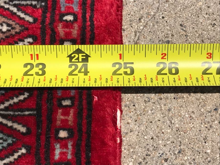 Vintage Handmade Persian Area Rug 2'1' X 3'5' Apx. 400 knots / sq. in. [Photo 11]