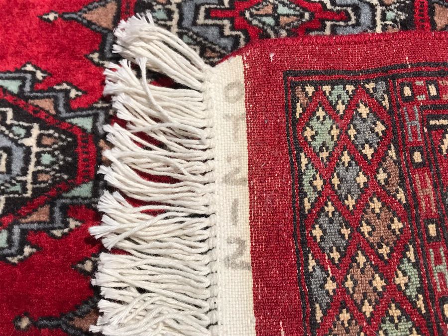 Vintage Handmade Persian Area Rug 2'1' X 3'5' Apx. 400 knots / sq. in. [Photo 8]